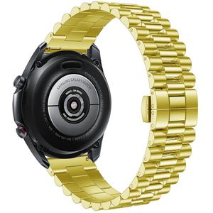 Strap-it Amazfit GTS 3 Presidential stalen band (goud)