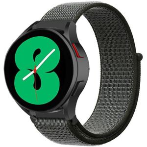 Strap-it Samsung Galaxy Watch 4 - 44mm nylon band (groen)