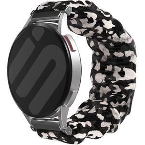Strap-it Samsung Galaxy Watch 6-44mm Scrunchie bandje (gevlekt)
