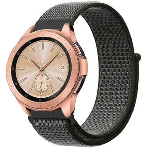 Strap-it Samsung Galaxy Watch 42mm nylon band (groen)