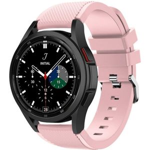 Strap-it Samsung Galaxy Watch 4 Classic 42mm siliconen bandje (roze)