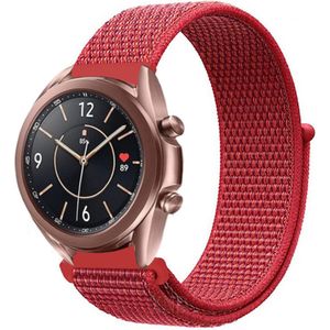 Strap-it Samsung Galaxy Watch 3 41mm nylon band (rood)