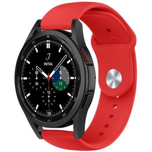 Strap-it Samsung Galaxy Watch 4 Classic 46mm sport bandje (rood)