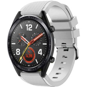 Strap-it Huawei Watch GT 2 siliconen bandje (wit)