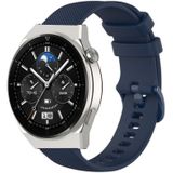 Strap-it Huawei Watch GT 3 Pro 46mm Luxe Siliconen bandje (donkerblauw)