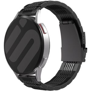 Strap-it Huawei Watch GT 2 Pro luxe stalen schakel band (zwart)