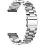 Strap-it Stalen horlogeband 22mm - universeel - zilver
