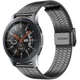 Strap-it Samsung Galaxy Watch 46mm roestvrij stalen band (zwart)