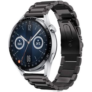 Strap-it Huawei Watch GT 3 46mm titanium bandje (zwart)