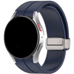 Strap-it Samsung Galaxy Watch 4 Classic 42mm magnetische sport band (donkerblauw)