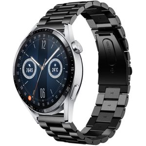 Strap-it Huawei Watch GT 3 46mm stalen band (zwart)