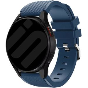 Strap-it Samsung Galaxy Watch 6 Classic 43mm siliconen bandje (donkerblauw)