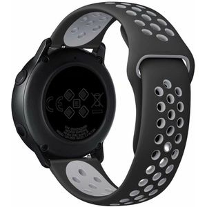 Strap-it Huawei Watch GT 4 - 41mm sport band - zwart/grijs
