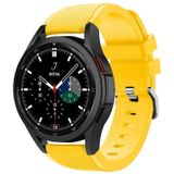 Strap-it Samsung Galaxy Watch 4 Classic 46mm siliconen bandje (geel)