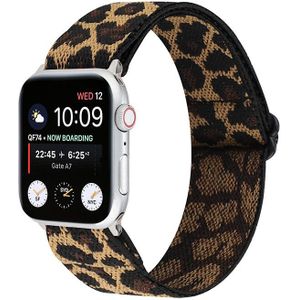 Strap-it Apple Watch elastisch bandje (leopard)