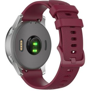 Strap-it Withings ScanWatch Light siliconen bandje (donkerrood)