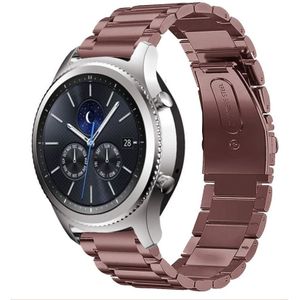 Strap-it Samsung Gear S3 stalen band (brons-goud)