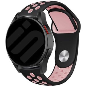 Strap-it Samsung Galaxy Watch 6 Classic 47mm sport band (zwart/roze)