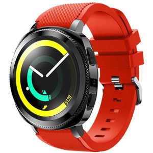 Strap-it Samsung Gear Sport silicone band (rood)