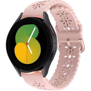 Strap-it Samsung Galaxy Watch 5 40mm siliconen bandje met patroon (roze)