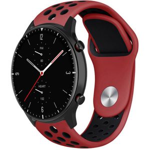 Strap-it Amazfit GTR 2 sport band (rood/zwart)