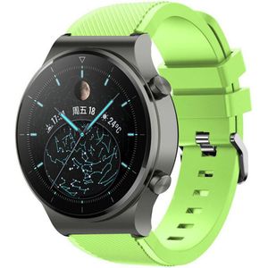 Strap-it Huawei Watch GT 2 Pro siliconen bandje (lichtgroen)