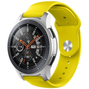 Strap-it Samsung Galaxy Watch sport band 46mm (geel)