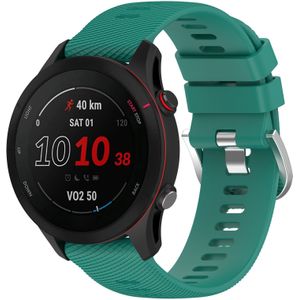 Strap-it Garmin Forerunner 255 siliconen bandje (dennengroen)