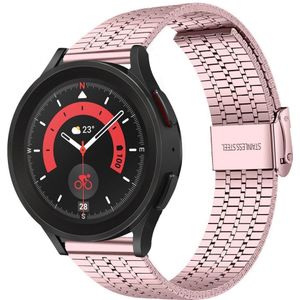 Strap-it Samsung Galaxy Watch 5 Pro roestvrij stalen band (rosé pink)
