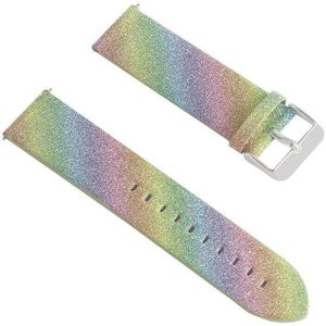 Strap-it Polar Ignite 3 leren glitter bandje (regenboog)