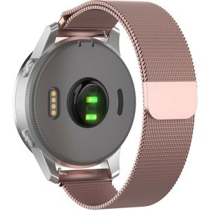 Strap-it Withings ScanWatch 2 - 38mm Milanese band (roze)