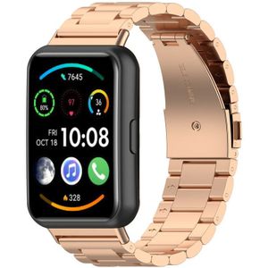 Strap-it Huawei Watch Fit 2 stalen band (rosé goud)