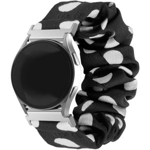 Strap-it Xiaomi Amazfit GTR scrunchie bandje (dots)