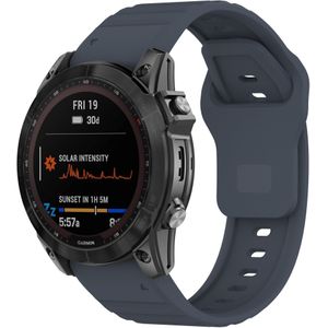 Strap-it Garmin Tactix 7 Pro outdoor siliconen band (grijsblauw)