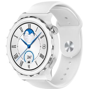 Strap-it Huawei Watch GT 3 Pro 43mm sport band (wit)