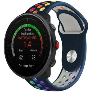 Strap-it Polar Vantage M sport band (donkerblauw/kleurrijk)