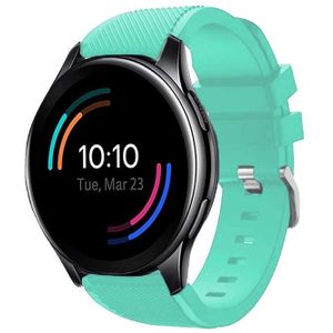 Strap-it OnePlus Watch siliconen bandje (aqua)