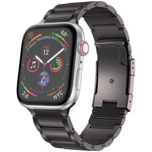 Strap-it Apple Watch 8 Titanium bandje (grijs)