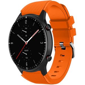 Strap-it Amazfit GTR 2 siliconen bandje (oranje)