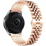 Strap-it Samsung Galaxy Watch 3 45mm Jubilee stalen band (rosé goud)