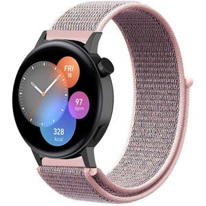 Strap-it Huawei Watch GT 3 42mm nylon band (pink sand)