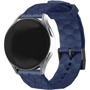 Strap-it Huawei Watch GT 3 42mm silicone hexa band (donkerblauw)