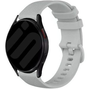 Strap-it Garmin Vivoactive 5 luxe siliconen bandje (grijs)