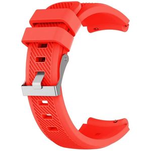 Strap-it Siliconen horlogeband 20mm - universeel - rood