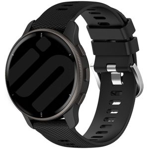 Strap-it Garmin Vivomove Style siliconen bandje (zwart)