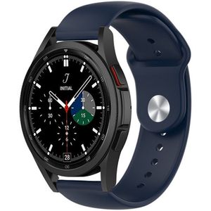 Strap-it Samsung Galaxy Watch 4 Classic 46mm sport band (donkerblauw)