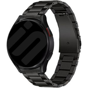Strap-it Samsung Galaxy Watch titanium bandje (zwart)