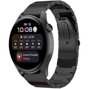 Strap-it Huawei Watch 3 (Pro) metalen bandje (zwart)