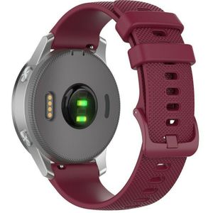 Strap-it Withings ScanWatch 2 - 38mm siliconen bandje (donkerrood)