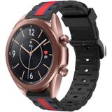 Strap-it Samsung Galaxy Watch 3 41mm Special Edition Band (zwart/rood)